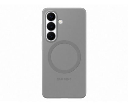 Etui do telefonów SAMSUNG Silicone Magnet do Galaxy S26+ szare